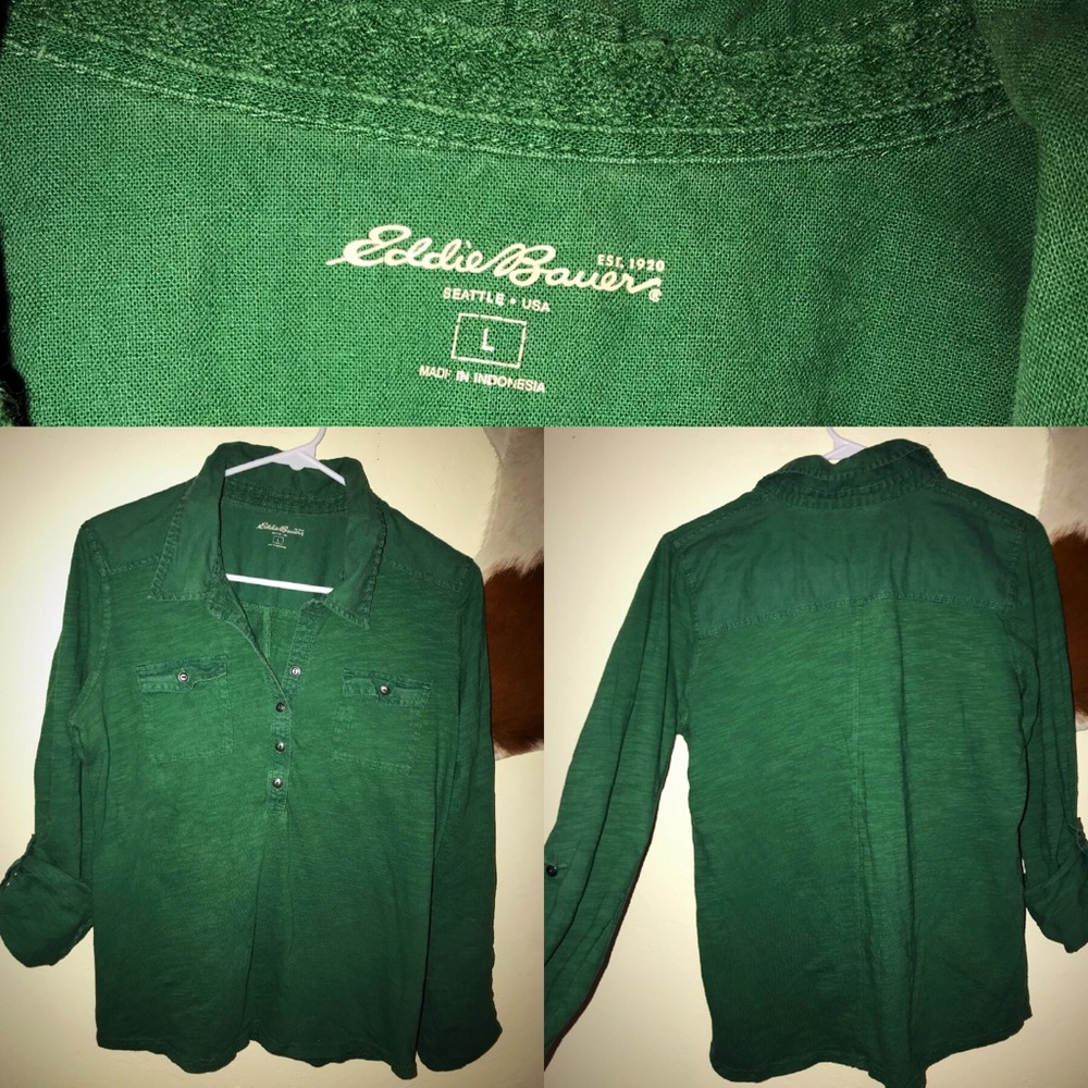 Eddie Bauer Green Shirt
